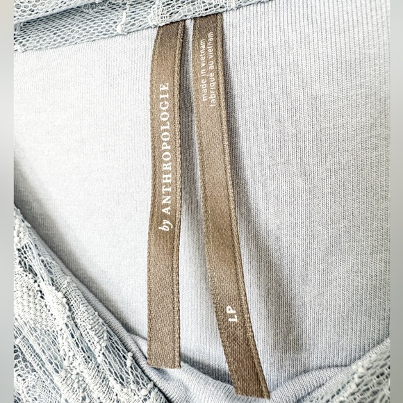 Anthropologie The Maya Ruched Cowl-Neck Dress: Lace Edition Blue Women’s - Large - Picture 5 of 16